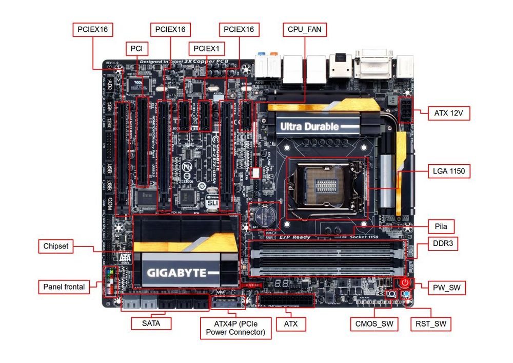 Gigabyte atx h450k схема